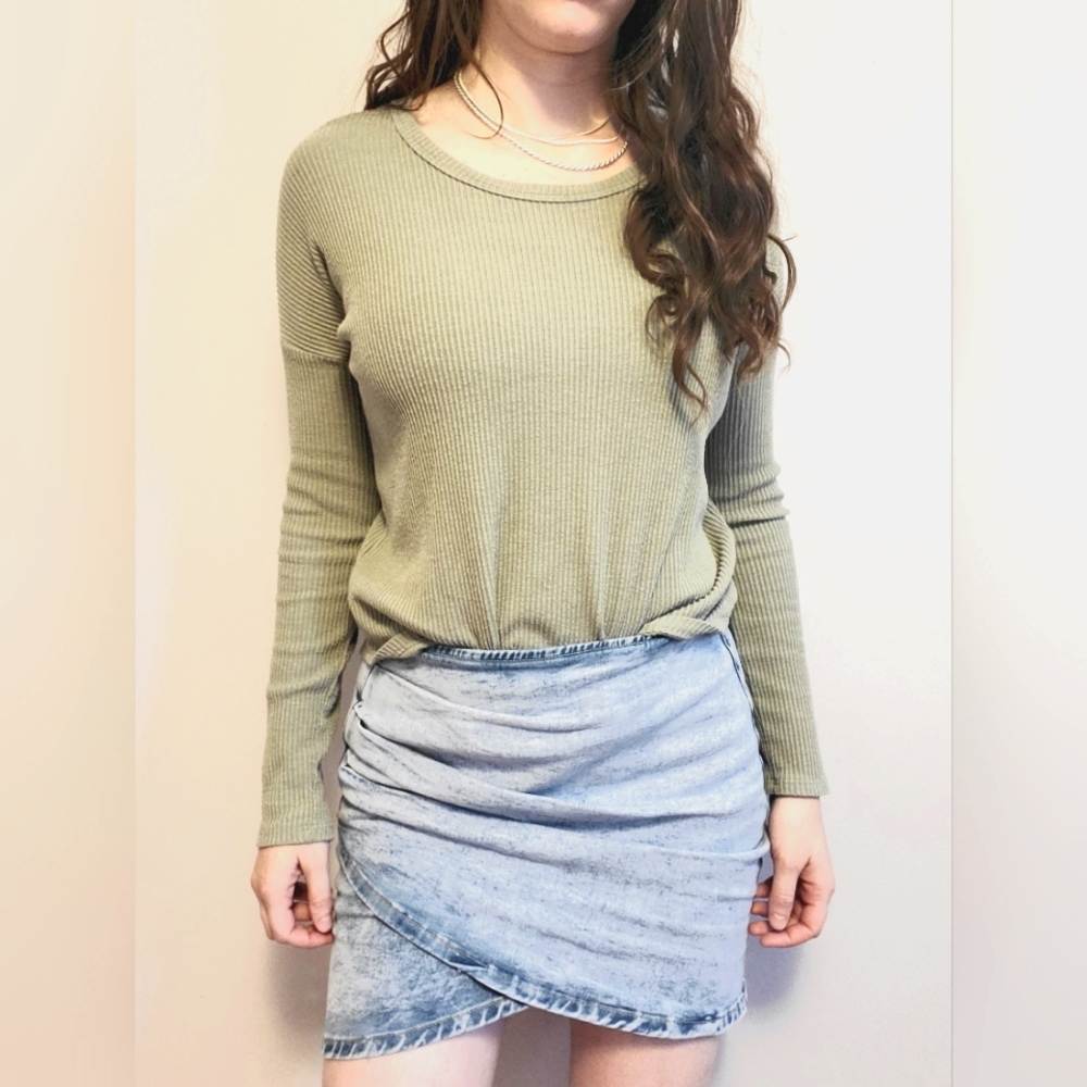 Project Social T Ribbed Long Sleeve Top